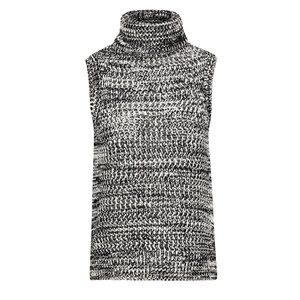 DEREK LAM Marled Cotton Turtleneck Sweater (Large)